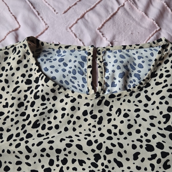 Leopard Print Ruffle Hem Dress - Picture 3 of 3